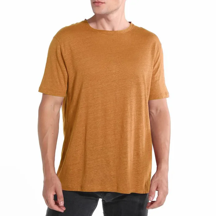 BSCI / OEKO-TEX 100 / OCS Certified Organic CottonRecycled Sustainable Hemp Bamboo Linen T shirt