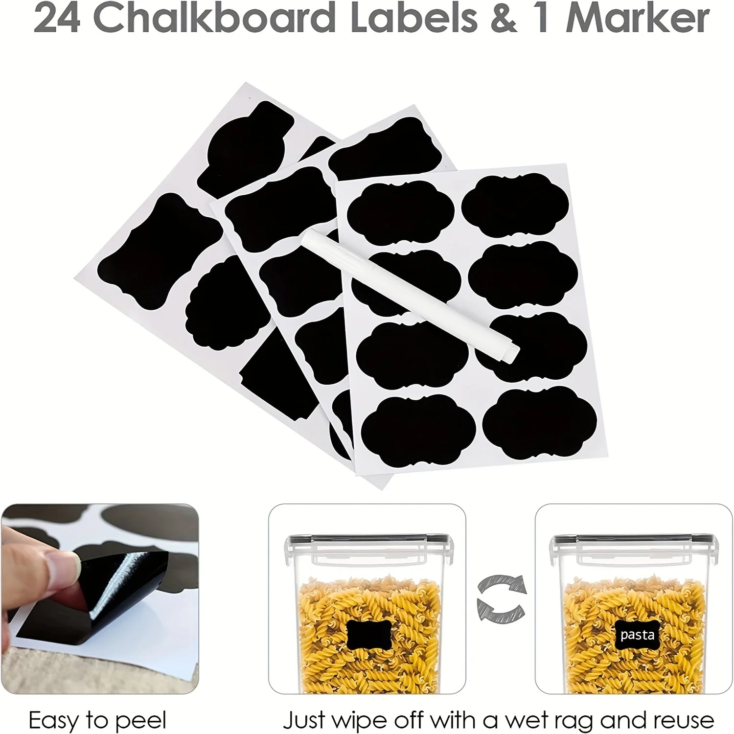 12Pcs Set BPA-Free Plastic Cereal Container Dispenser Airtight Watertight Cereal Keeper Dry Food Storage Container Box