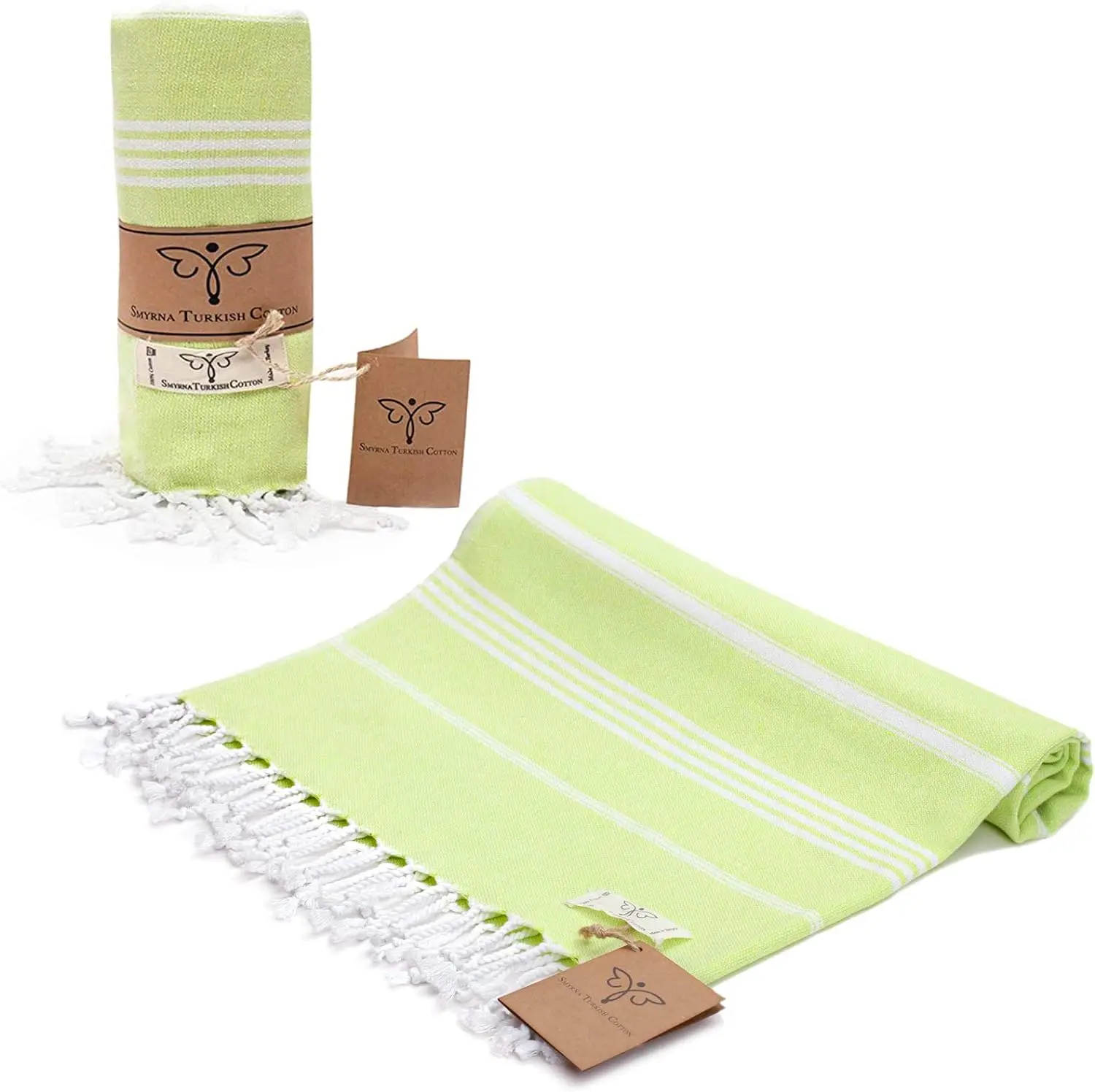 Custom traditional Turkish beach towel 100% cotton logo customised by screen printing serigraphic for hammam spa beach hotel