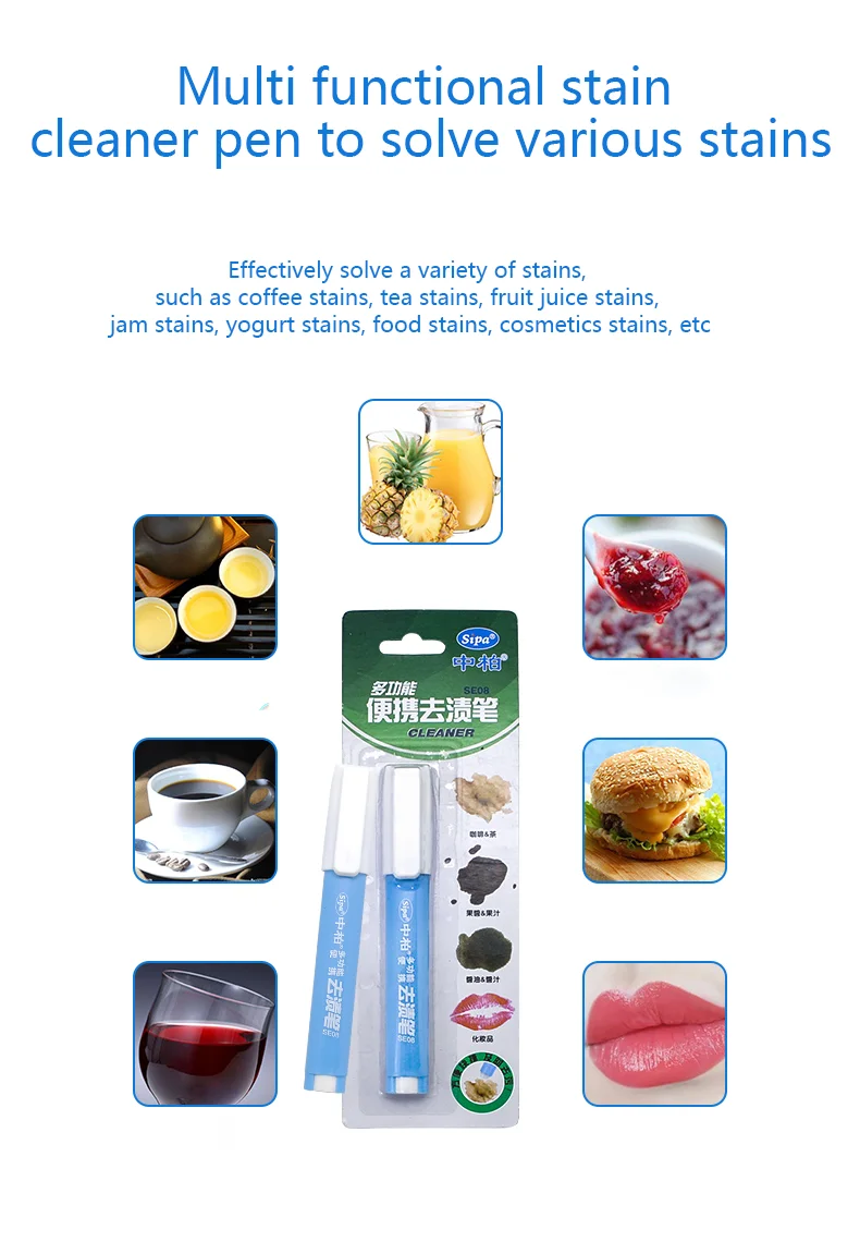 Free sample Multi functional stain removing pen to solve various stains clean marker pen