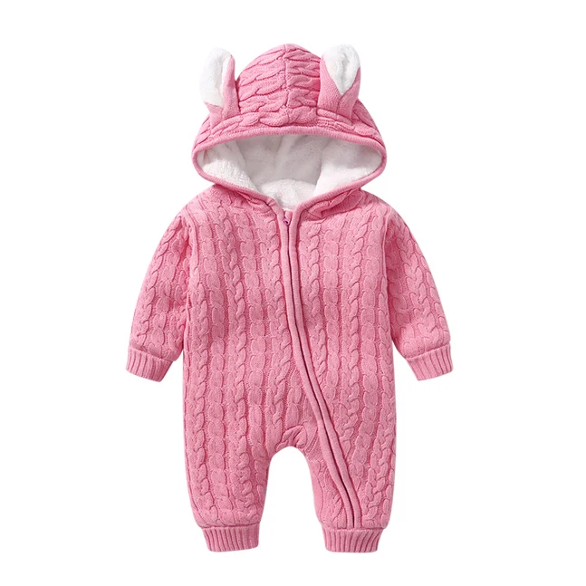 
Boutique Baby Longsleeve Rompers knit Cotton Toddler Clothing Romper 