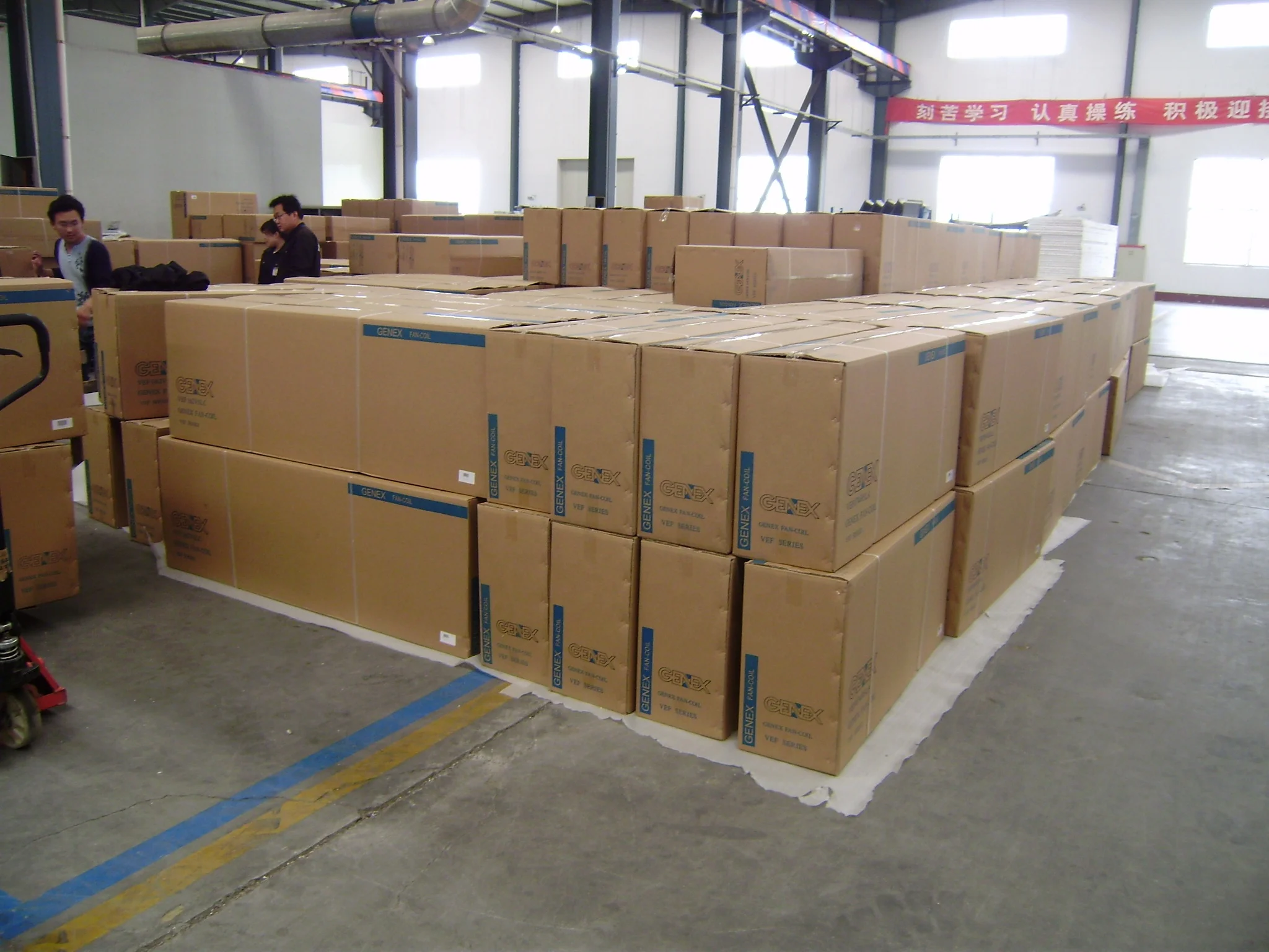 China ultra thin wall mounted floor standing water cooling fan coil unit