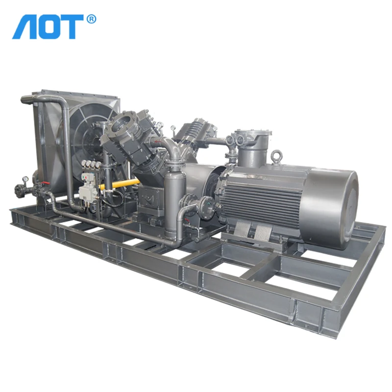 CNG Filling Station LNG Compression Piston Air Compressor High Pressure V Type Natural Gas Compressor Machines
