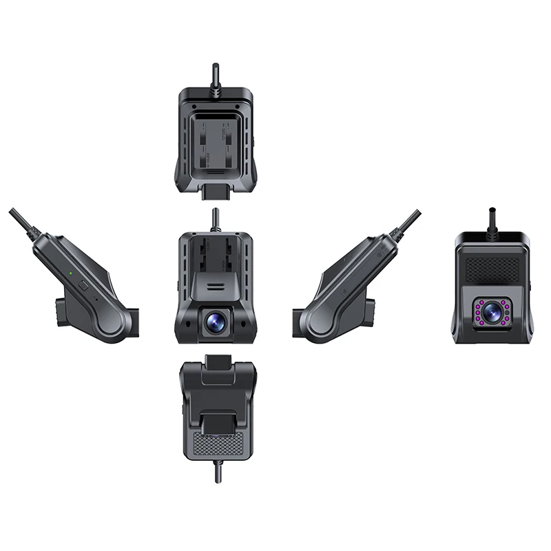 2021 New Arrival One-key Click Alarm 4G Dual Lens Dash Camera SIM Card GPS track WIFI Car black Box G-Sensor Dash Camera