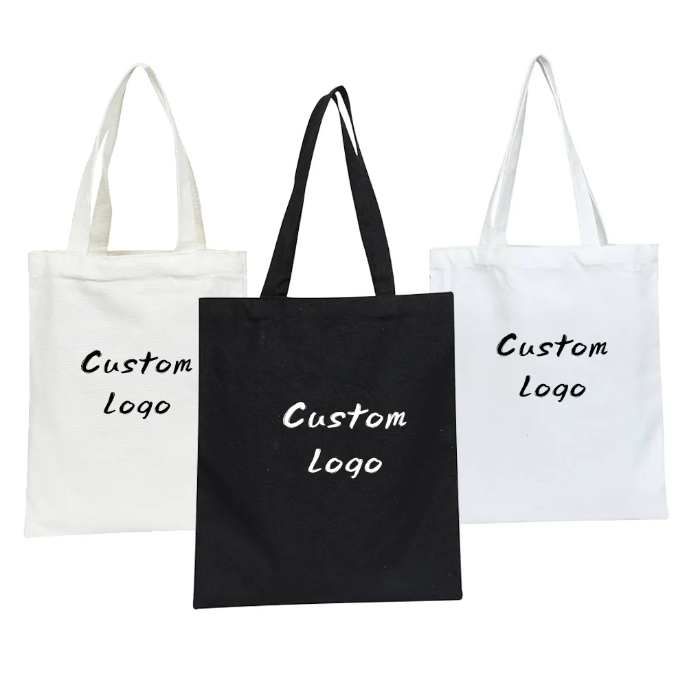 Sublimation Bags Tote Canvas Bag Blank Canvas Tote For Sublimation Printing Popular Crossbody Long Handle Cotton Tote Bag