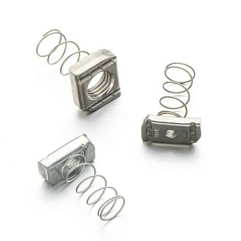 Made In China Factory Direct Sale Customized Stainless Steel Polish Carbon Steel Galvanized  Channel Spring Nut