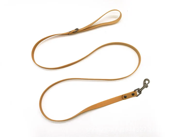 Highly Welcome Waterproof Durable Training Leather Anti-Odor Easy to Clean PVC Coated Webbing Heavy Duty Dog Leash For Camping