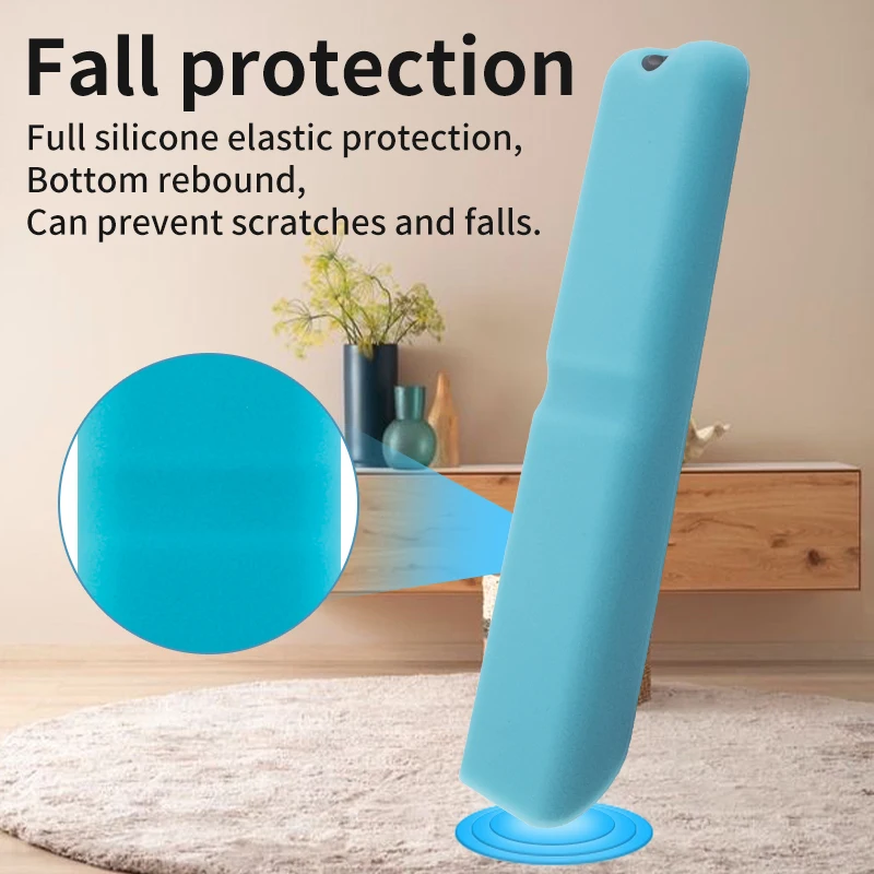 Quality Service for AOC TV Keyboard Silicone Protective Case Dustproof Black Cover for AOC Models Wireless Volume Controls