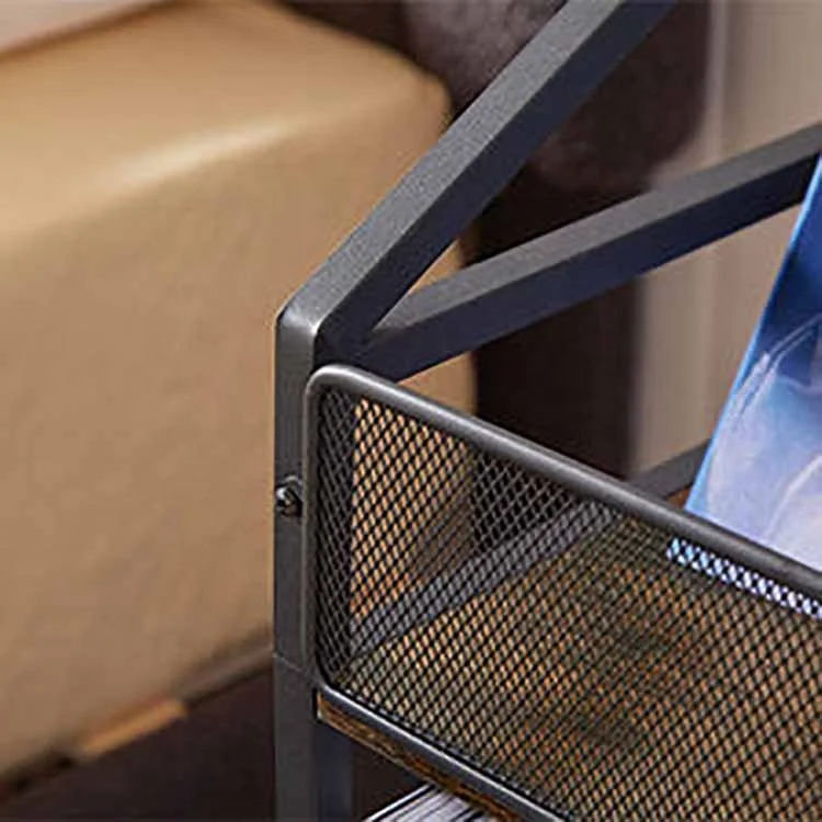 Retail Store Album MDF Metal Storage Stand Vinyl Record Storage Holder Rack