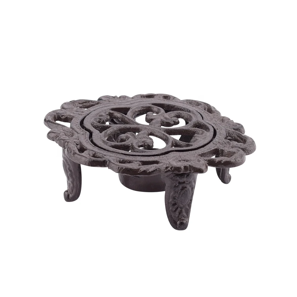 Traditional Sturdy Cast Iron Design Teapot Warmer Using Tea lights