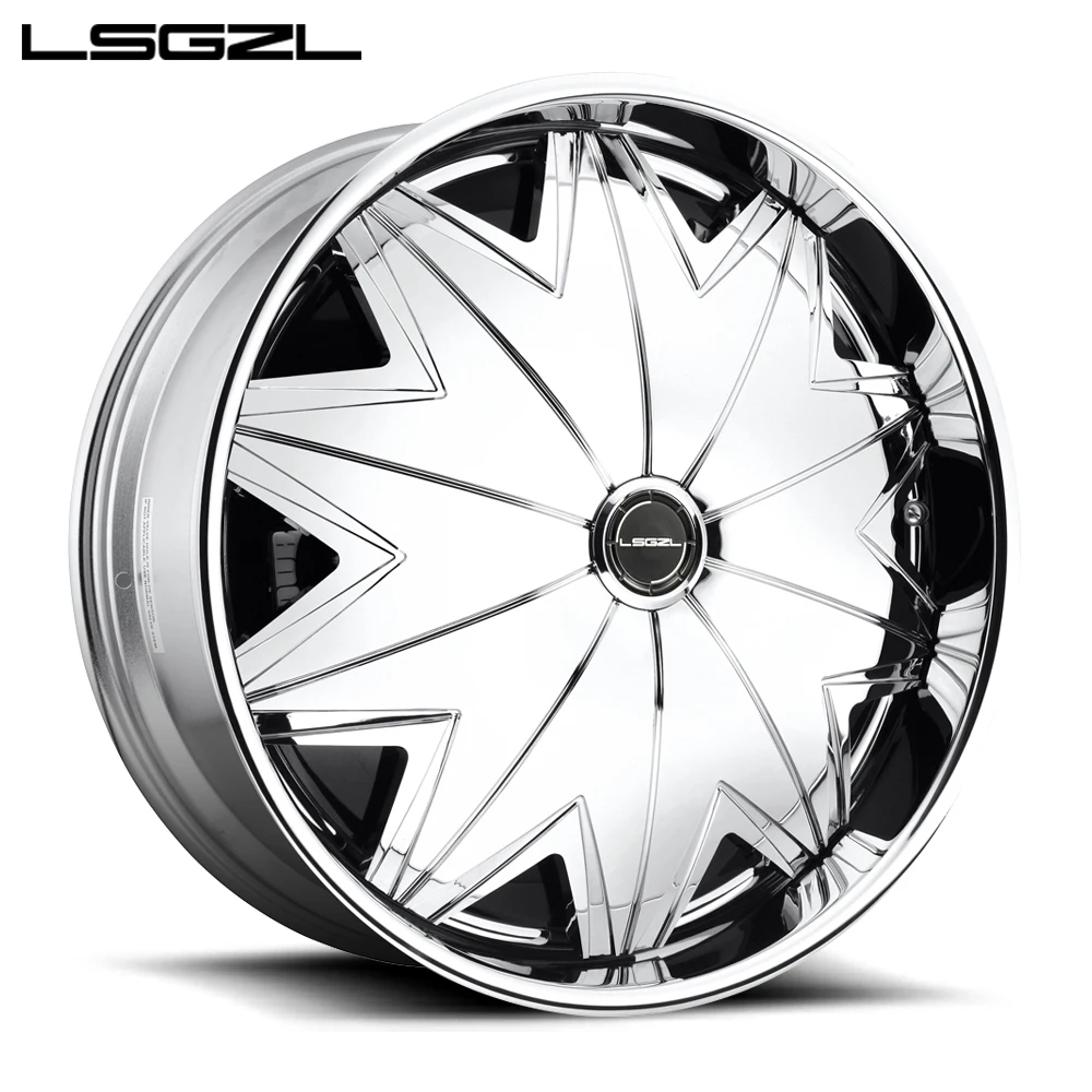 LSGZL Black forged alloy wheels 18 19 20 21 22  inch Aluminium alloy wheel rims