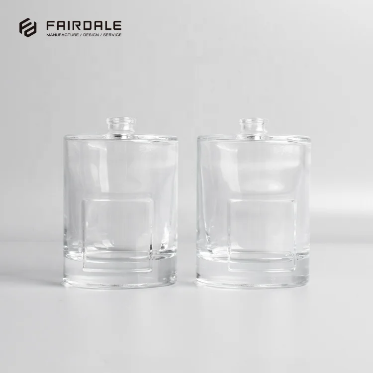 Exceptional Custom Crimp Glass Empty Perfume Bottle 100 ml For Cosmetic Packaging