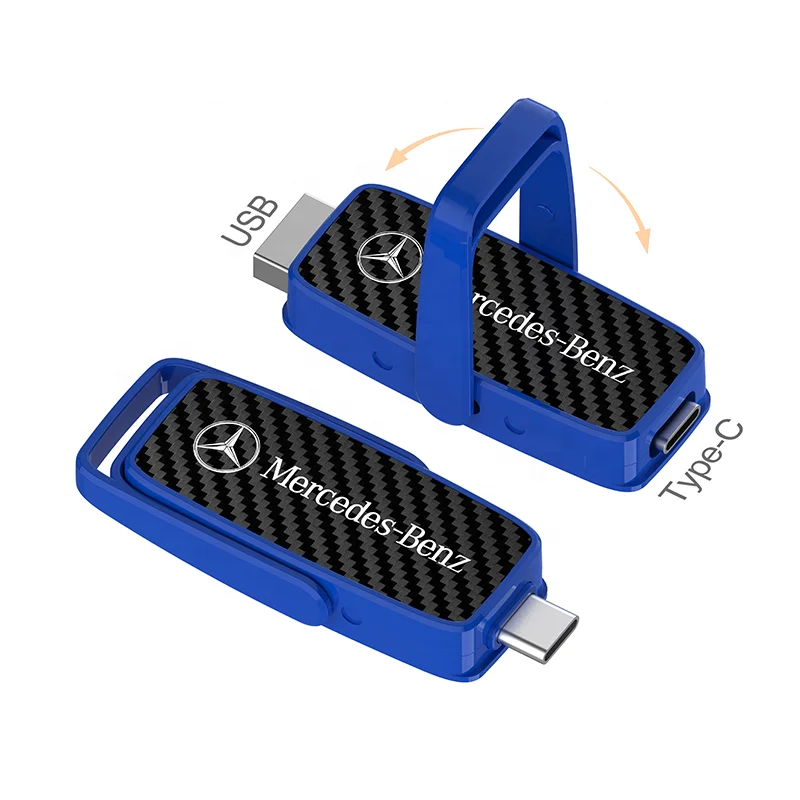 2023 New usb flash drive design UTC215 Swing Type-C LED USB drive OTG 2 in 1 usb flash stick 8gb 16gb 32gb 64gb 128gb