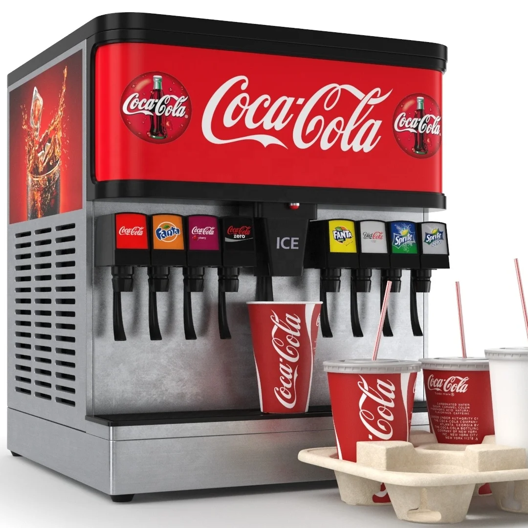 6/8 Flavor Soda Fountain Ice and Beverage Equipment Soda Dispenser