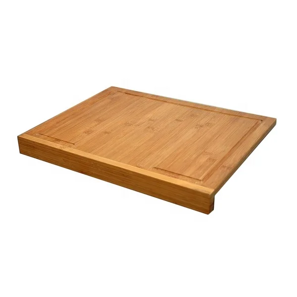ZB BSCI Factory Hot Sale Bamboo Cutting Board Chopping Board with Counter Edge