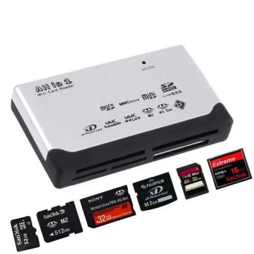  Дешевые магнитный мини SD все-в-одном кард-ридер USB 6-в-одном адаптер высокая скорость карты