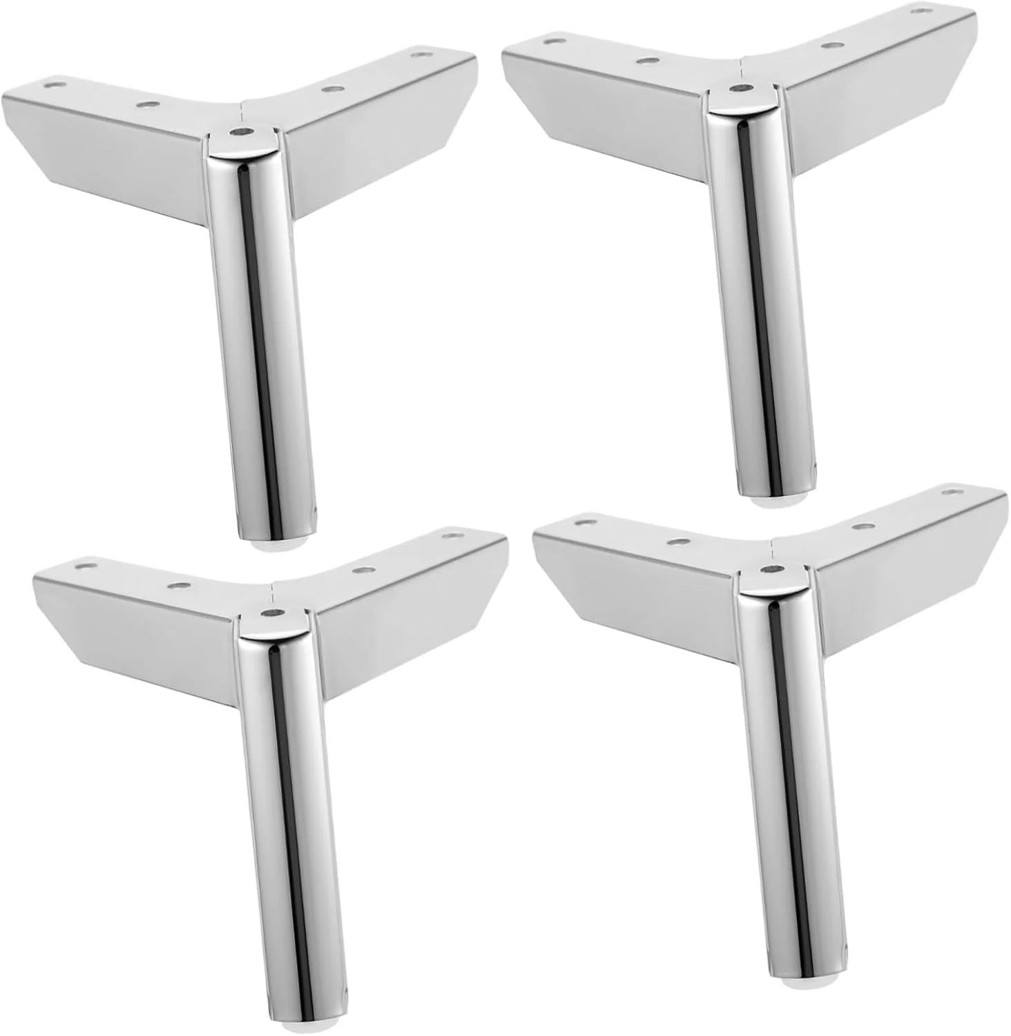 European Fashion FurnitureLegs Gold Modern Couch Legs Black Metal Dressing Table Legs Metal Chrome Aircraft Legs for Sofa Bed