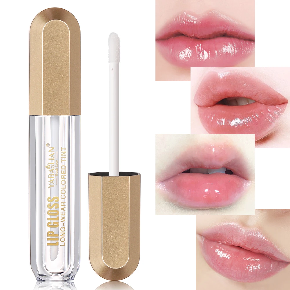 Romantic Luxury Matte Lip Gloss Lip Balm Professional Makeup Cosmetic Long-lasting Liquid Lipstick Transparent Waterproof Female