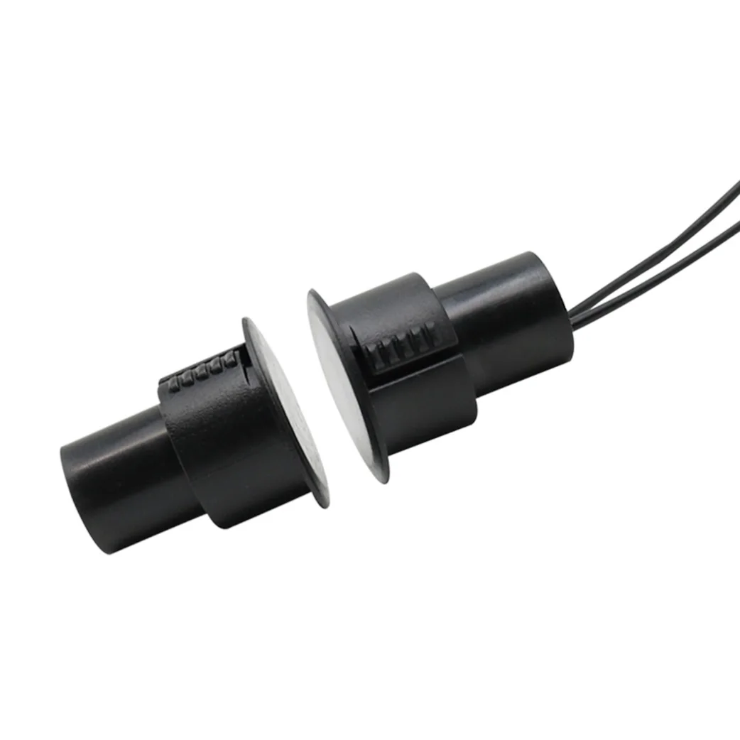White/Black ABS Housing Normally Open/Closed Wired Magnetic Door Alarm Reed Switch With Cable On Request