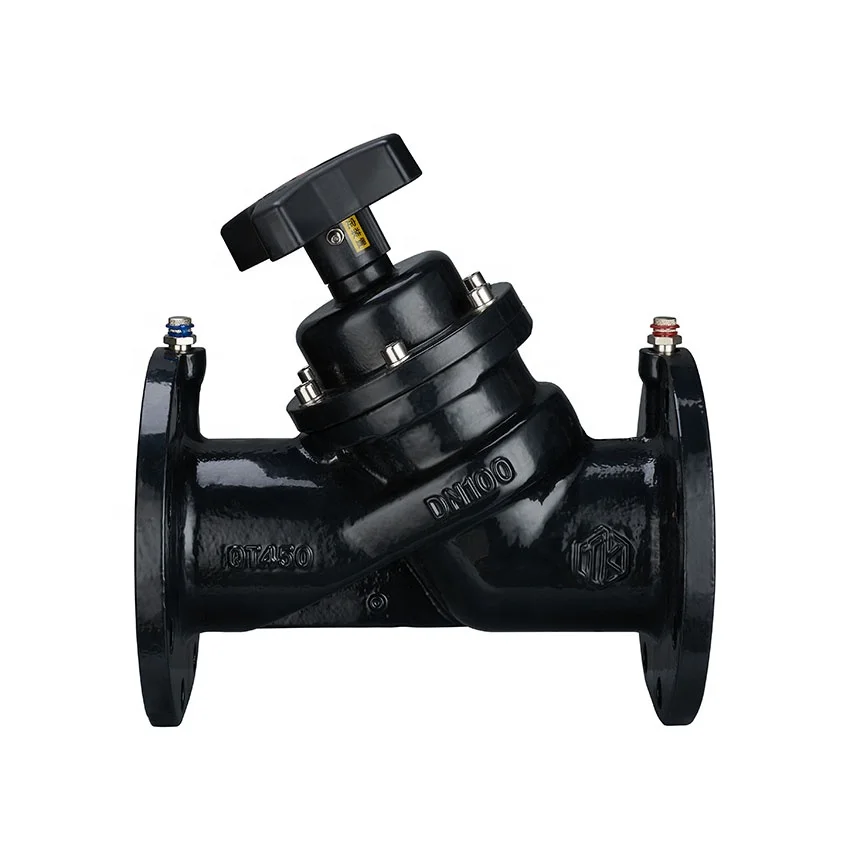 GB Black static balance valve Hydraulic control valve