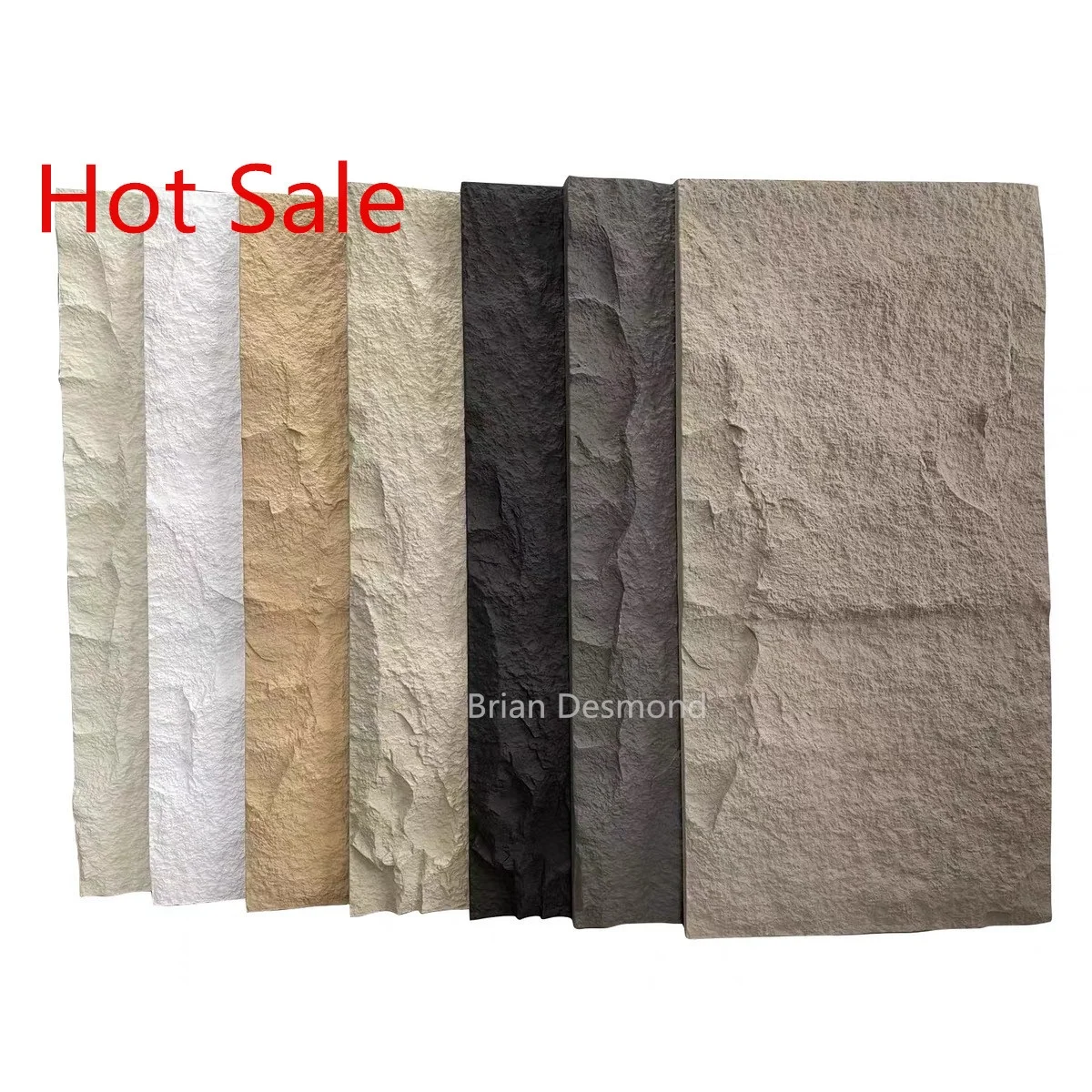 High Quality Artificial Wall PU Stone Panel Faux Wall Polyurethane Stone lightweight easy install from China