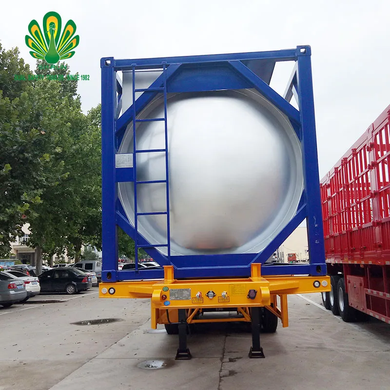 Flexible and convenient ASME T50 T75 iso tank container can be used to transport a variety of media