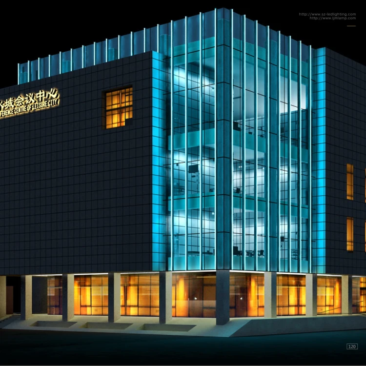 LED Building Facade Lights for LED Landscape Lighting DMX 512 RGBW Tube 15W Aluminum Alloy 80 4IN1 LED Chip Clear PC RGB Tubes