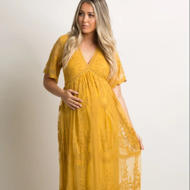 
Professional Maternity Full Length Dresses Sleeveless Maternity Dresses For Photography 