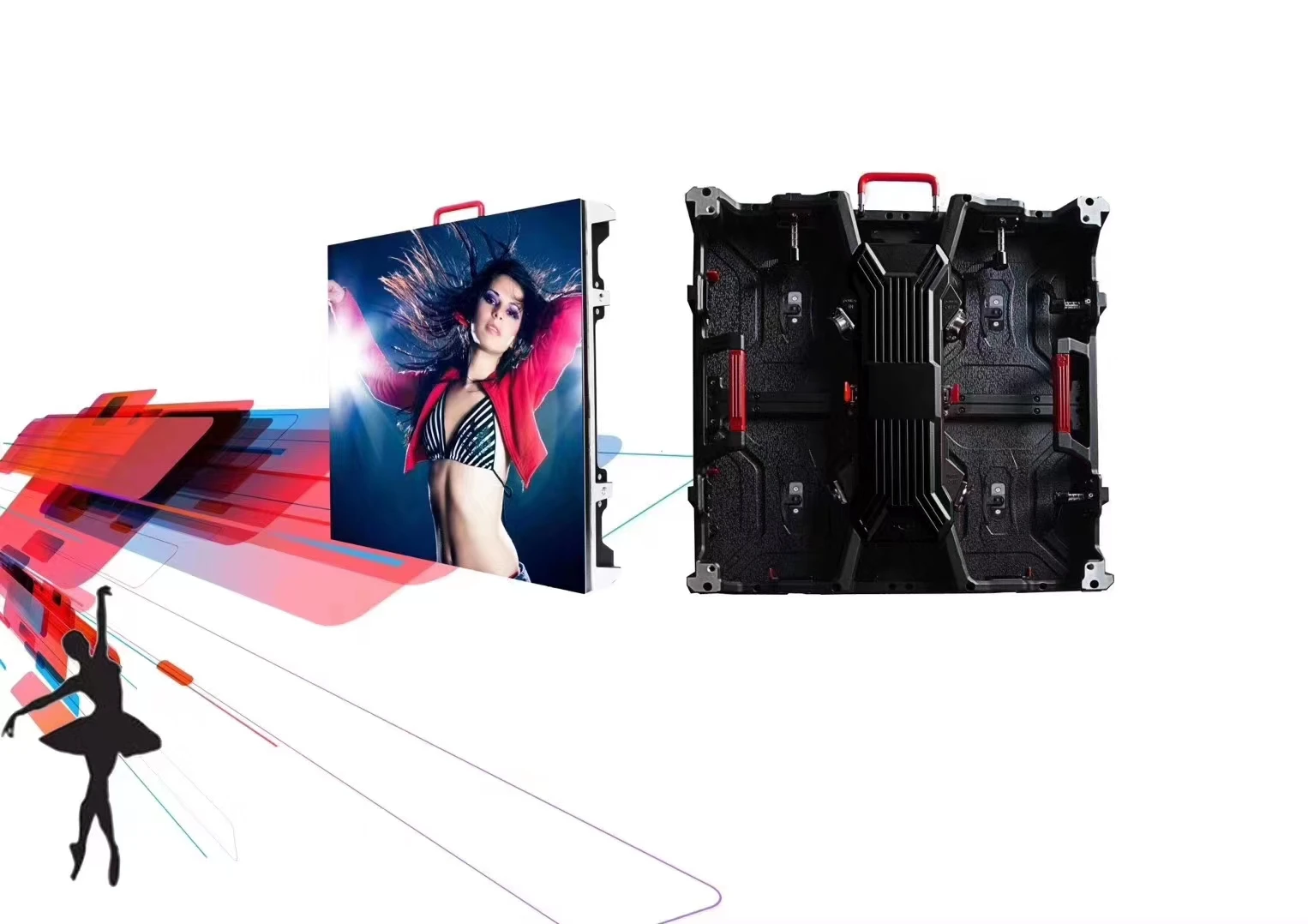 Small Pixel Pitch P1.95 Indoor Curved Rental Led Screen Display Virtual Production Led Wall For Filming Tv Studio Broadcast