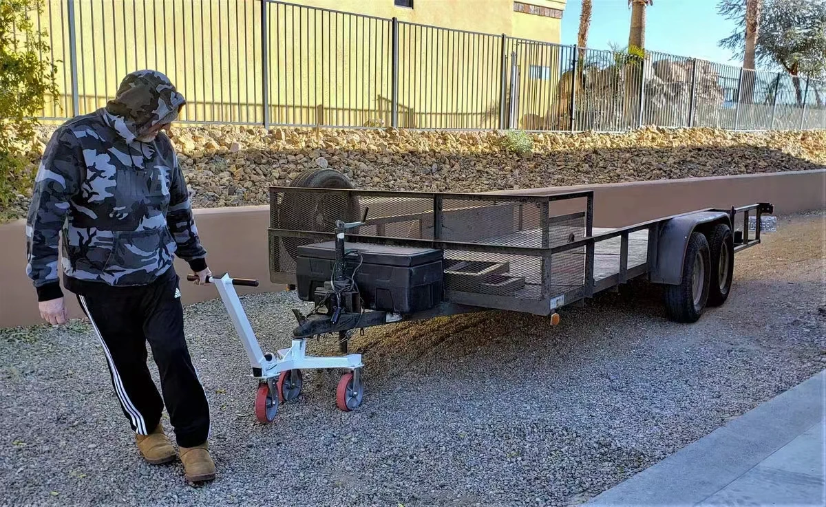 ENJOIN Heavy-Duty Adjustable Trailer Dolly for Car Tow Semi Boat Trailer
