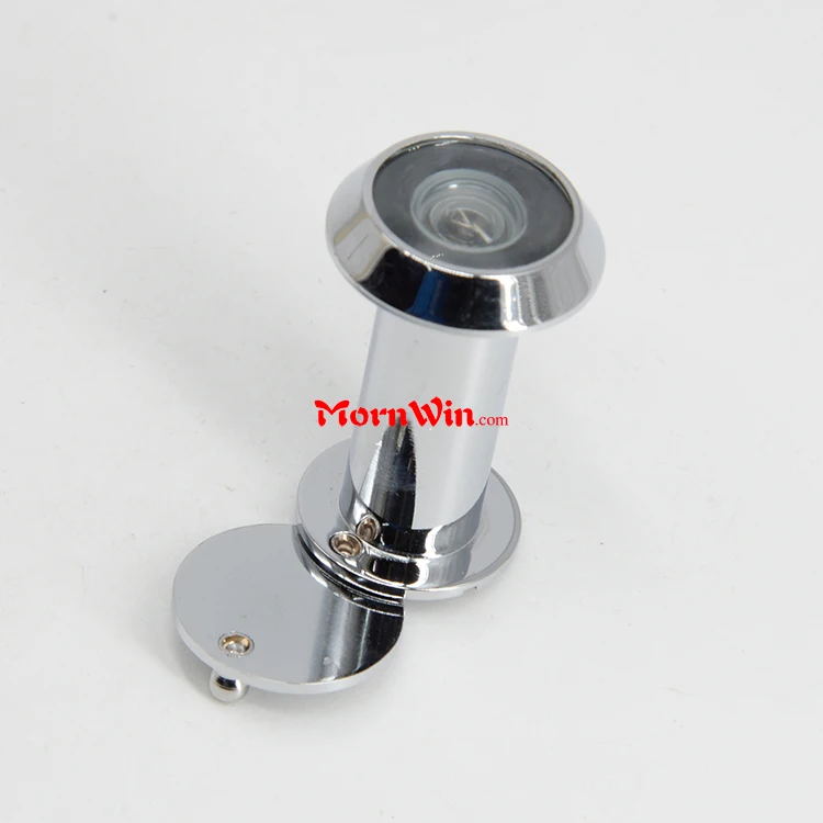 Brass Satin Chrome 200 Degree Door Viewer Door Peephole Viewer Wide Angle with Glass Lens Viewer