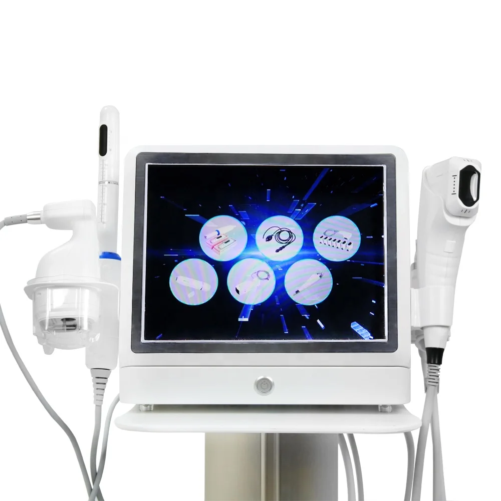 Sincoheren Newest upgrade 5 in 1 4d hifu 5d hifu anti aging wrinkle machine for Lift and tighten skin on sale in factory price