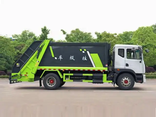 Мусоровоз Dongfeng D9 грузовик шасси 4x2 компрессионный мусоровоз