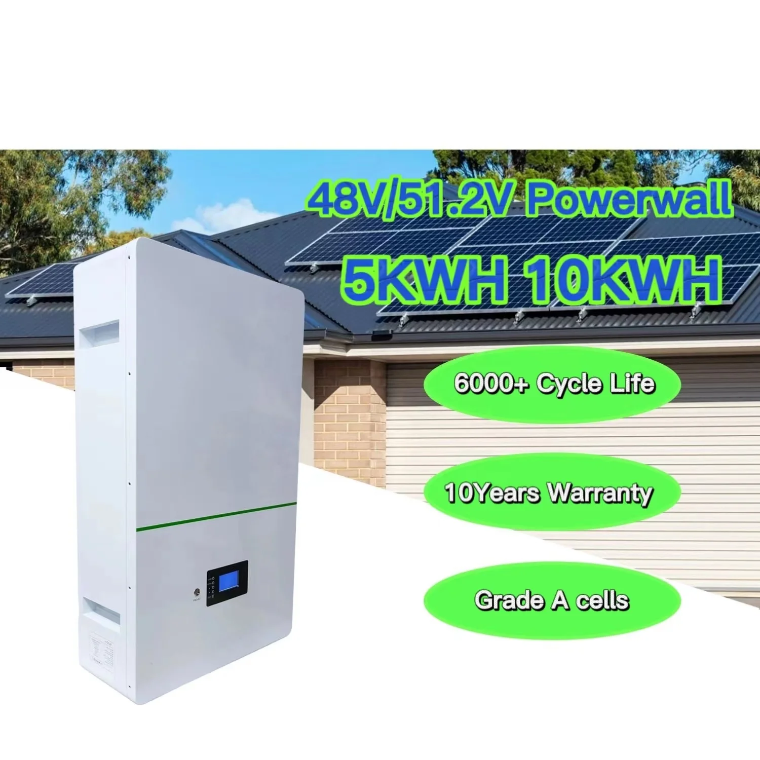 Аккумулятор солнечной энергии литий-ионный аккумулятор 15kwh 48v глубокий цикл батареи 48v 200ah солнечная батарея