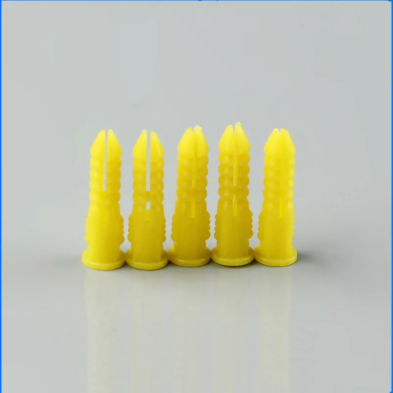 
HF 2021Best-selling Small Yellow Croaker Plastic Expansion Tube Nylon Expansion Bolt Nylon Screw Anchor M12 