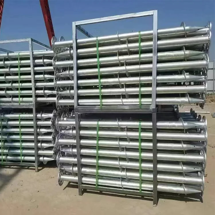Helical Ground Screw Piles for Foundation of Solar Photovoltaic Brackets