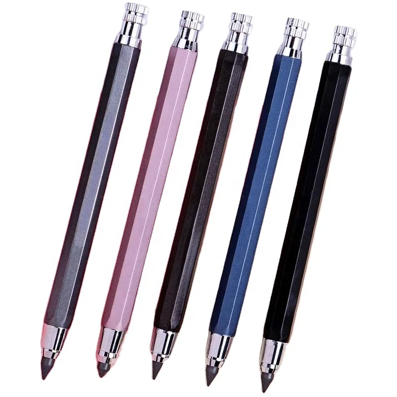 Eurolucky 5.6mm Automatic Pencil Drawing Longlife Automatic Pencil Metal Multicolor Automatic Pencil
