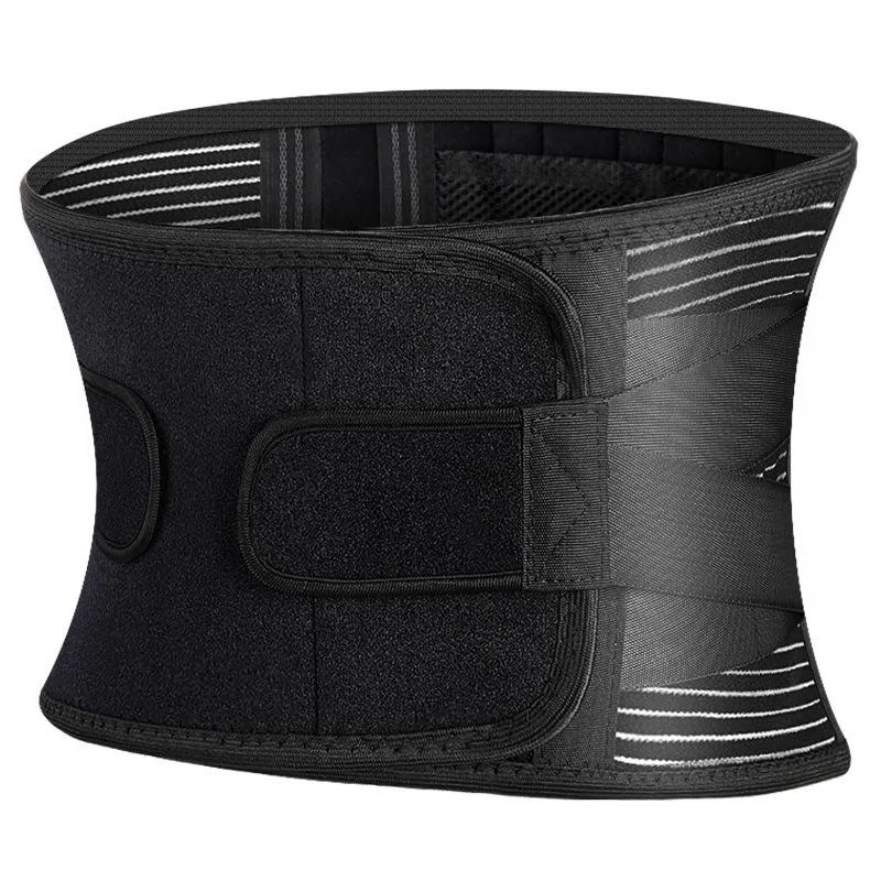 2024 EVA pads Back Brace with 6 Stays Working Safety Breathable Lumbar Back Belt Anti-skid Lumbar Support Adult OEM Zipper Bag