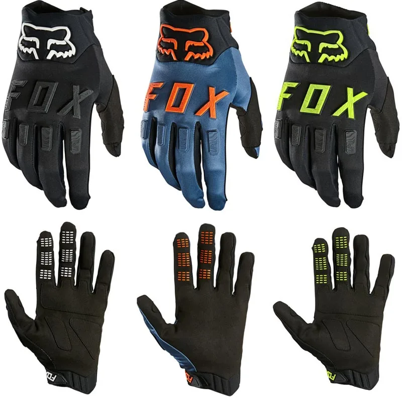 Перчатки для велоспорта FOX, дышащие Нескользящие, с подкладкой, для сенсорных экранов, для горных велосипедов, для мужчин и женщин