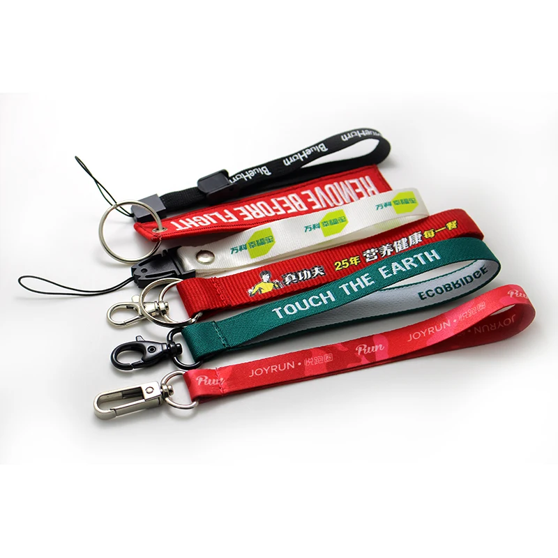 
Wholesale Vendors Colorful Printed Custom Mobile Phone Straps Keychain Fast Shipping Fashion Short Lanyard Personalized 