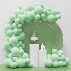 Ourwarm 18 12 5 inch Custom Kids Theme Green Colorful Decorations Latex Garland Set Wedding Birthday Party Balloons