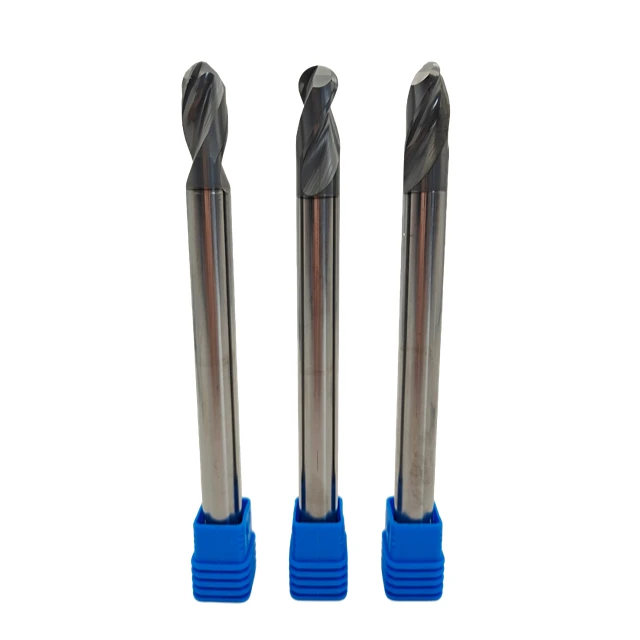 Manufacture custom 2/3/4 flutes solid carbide ball nose drill bits CNC router tool bits