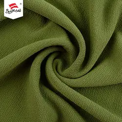 Anti-wear and dust-proof warm 100% polyester mesh waterfall knit crepe scuba fabric