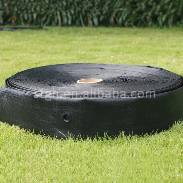 Pre-installed outlets pipe drip irrigation lay flat hose with integral welding outlet