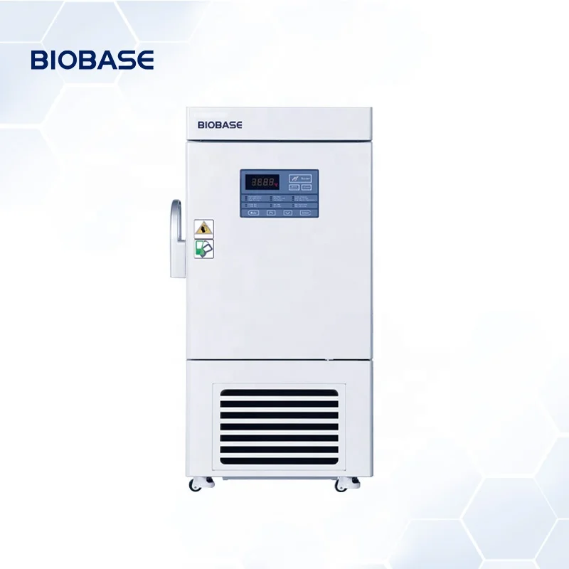 BIOBASE Freezer 58L-158L -86 Degree Ultra Low Temperature Upright Deep  Freezer  for Biological Samples Strain Virus