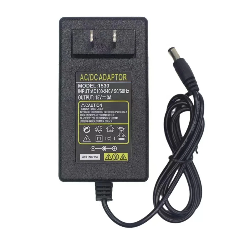 universal 15v 3a wall power adapt 15 volt 2 amp ac dc power adapter