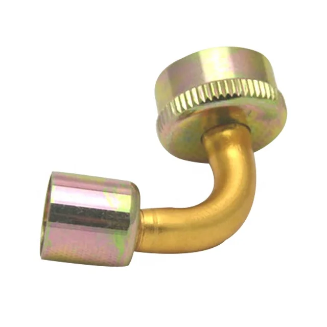 Water hose goose neck connector customized aluminum parts for washing machines