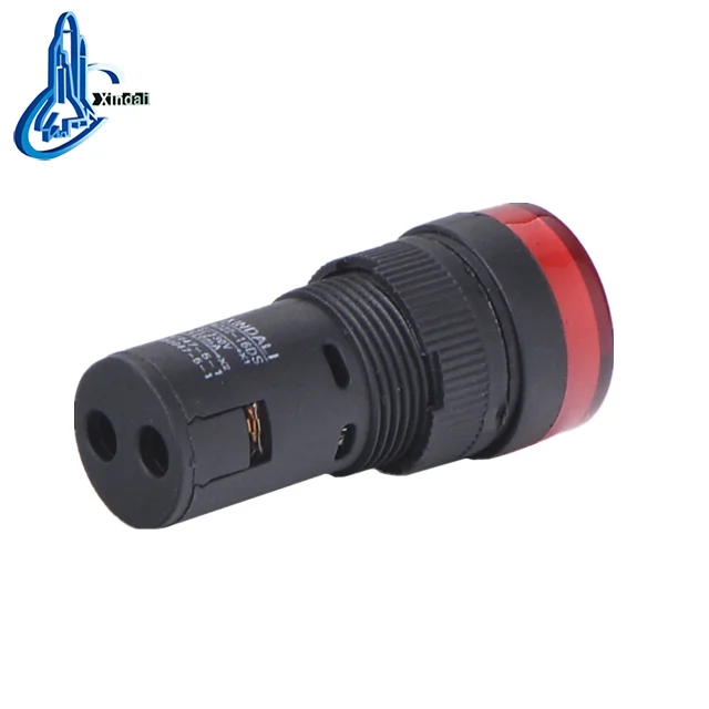 New Red LED power indicator AD22-16DS 12V 24V 220V 380V 22DS signal light LED Power Indicator Pilot Signal Light