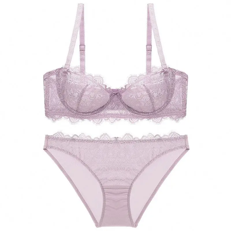 women ultra-thin inner wear sexy lace see through bra panty set bra panty set girls womens hot bra set sexy plus size
