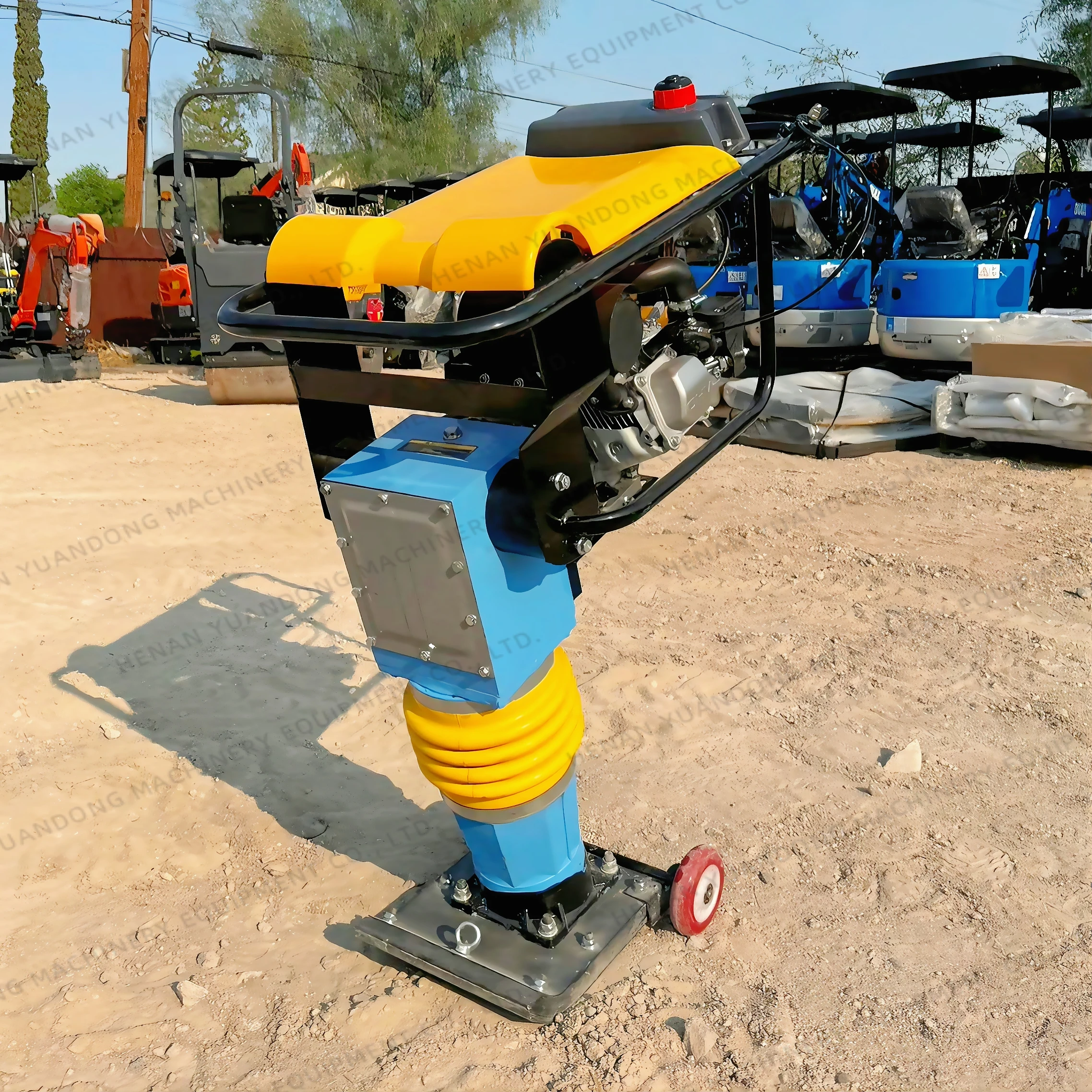 Lightweight HCD-110 Petrol Type Tamping Hammer Soil Construction Gasoline Tamping Rammer For Sale